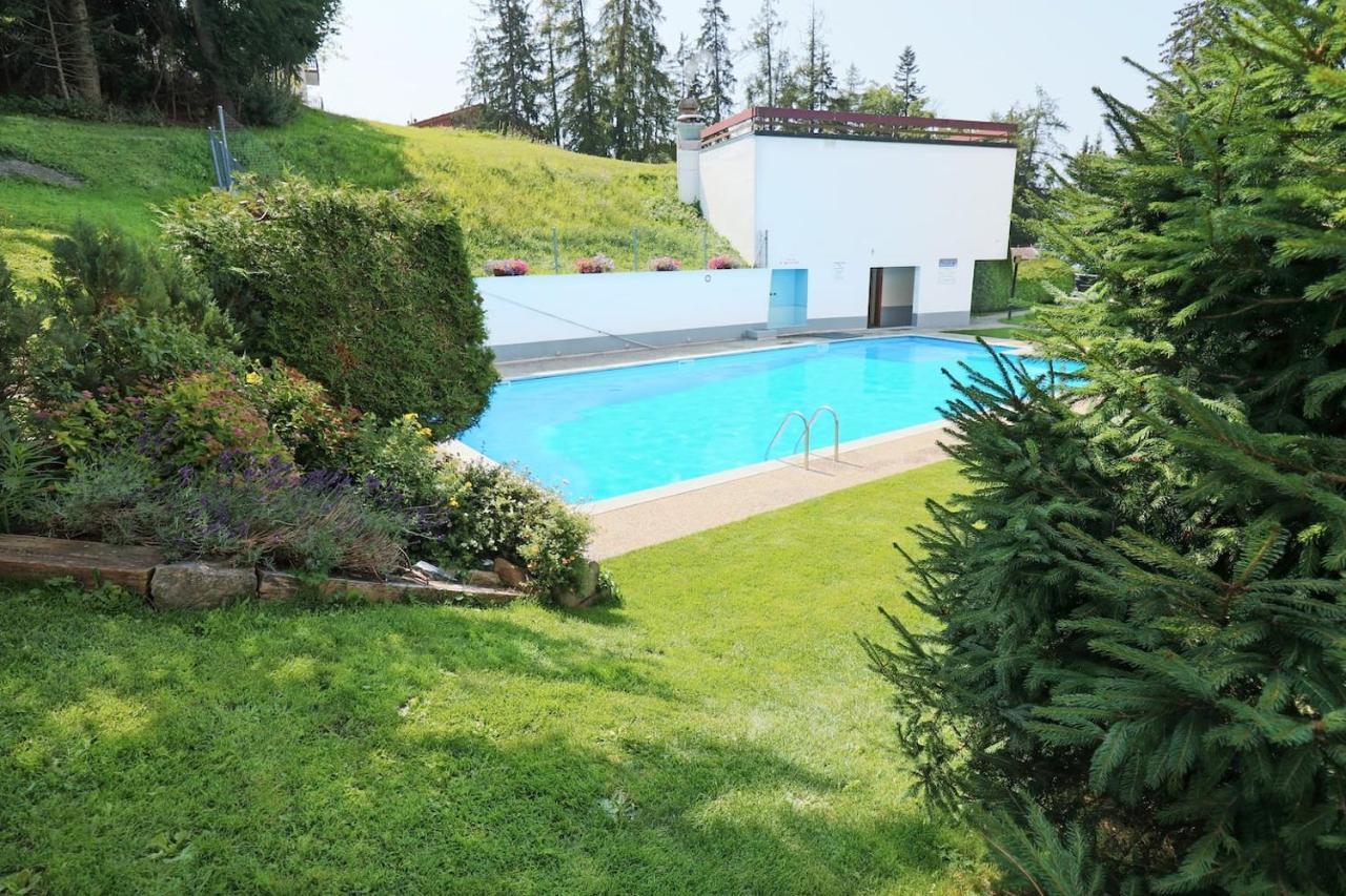 Appartement Cosy Et Renove Au Coeur De La Station Crans-Montana Luaran gambar