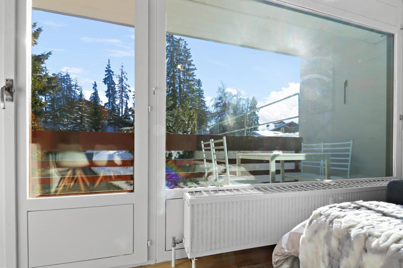 Appartement Cosy Et Renove Au Coeur De La Station Crans-Montana Luaran gambar